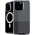 Black and Grey Stripes iPhone 16 Pro MagSafe Case